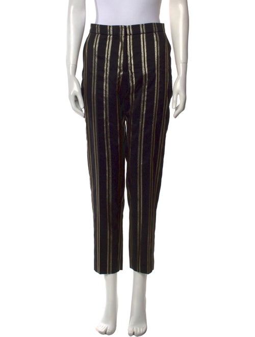 Dries Van Noten Wool Straight Leg Pants