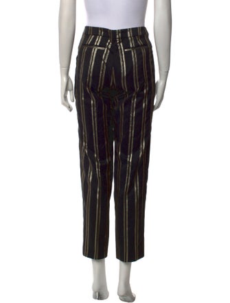 Dries Van Noten Wool Straight Leg Pants