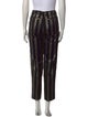 Dries Van Noten Wool Straight Leg Pants