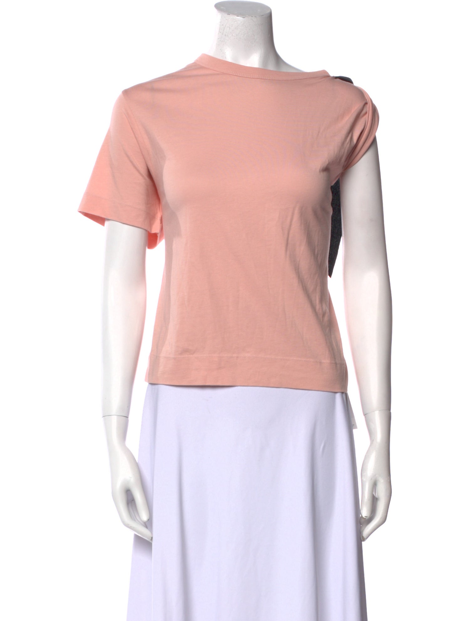 Dries Van Noten Bateau Neckline Short Sleeve Top
