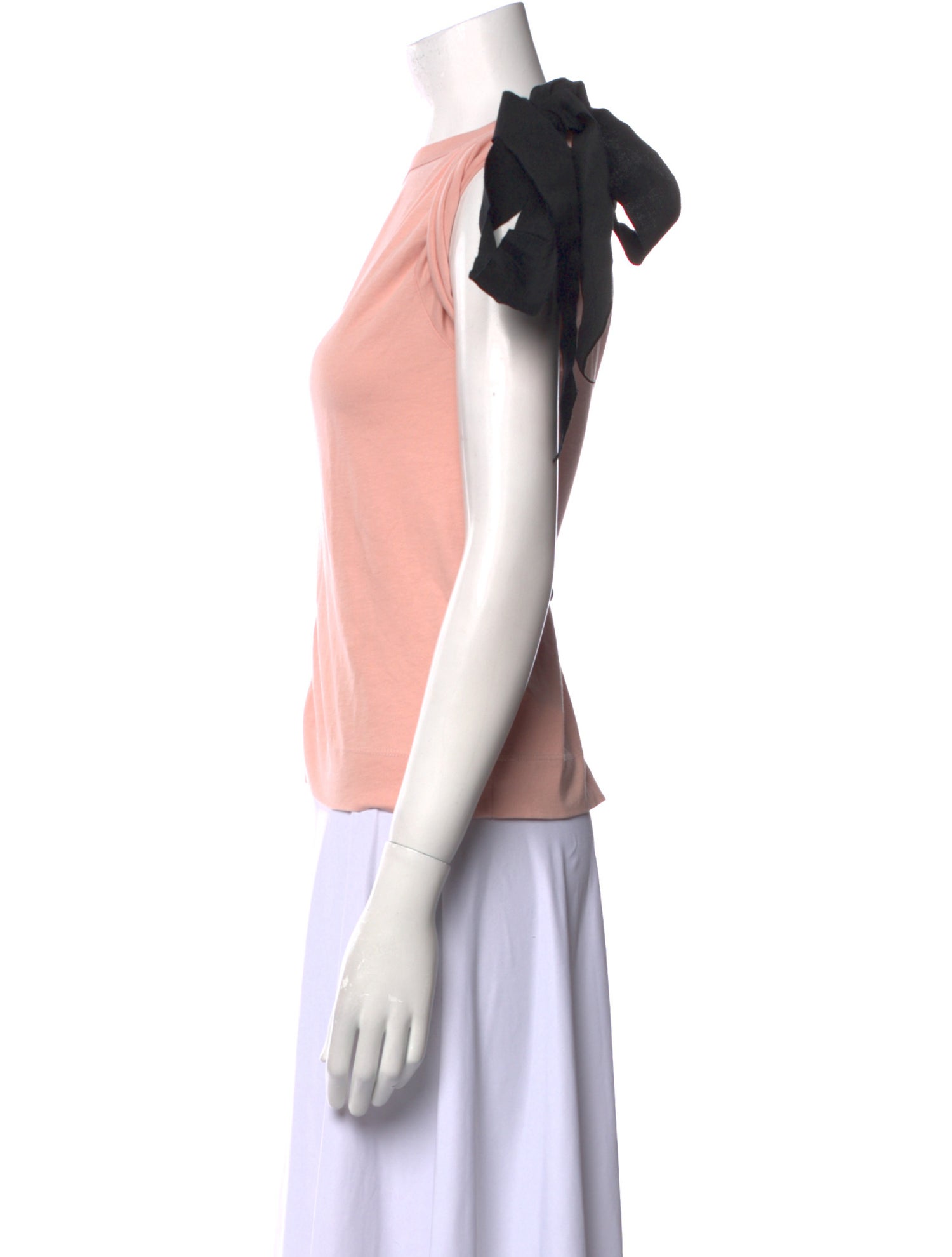 Dries Van Noten Bateau Neckline Short Sleeve Top