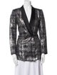 Dries Van Noten Linen Printed Blazer