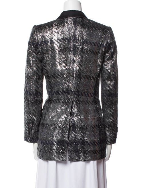 Dries Van Noten Linen Printed Blazer