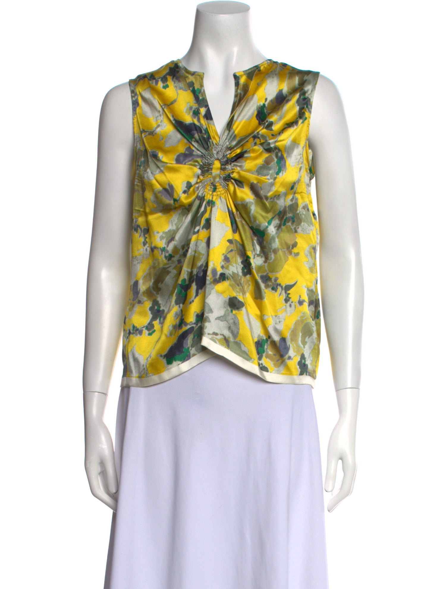 Dries Van Noten Silk Printed Blouse