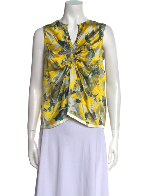 Dries Van Noten Silk Printed Blouse