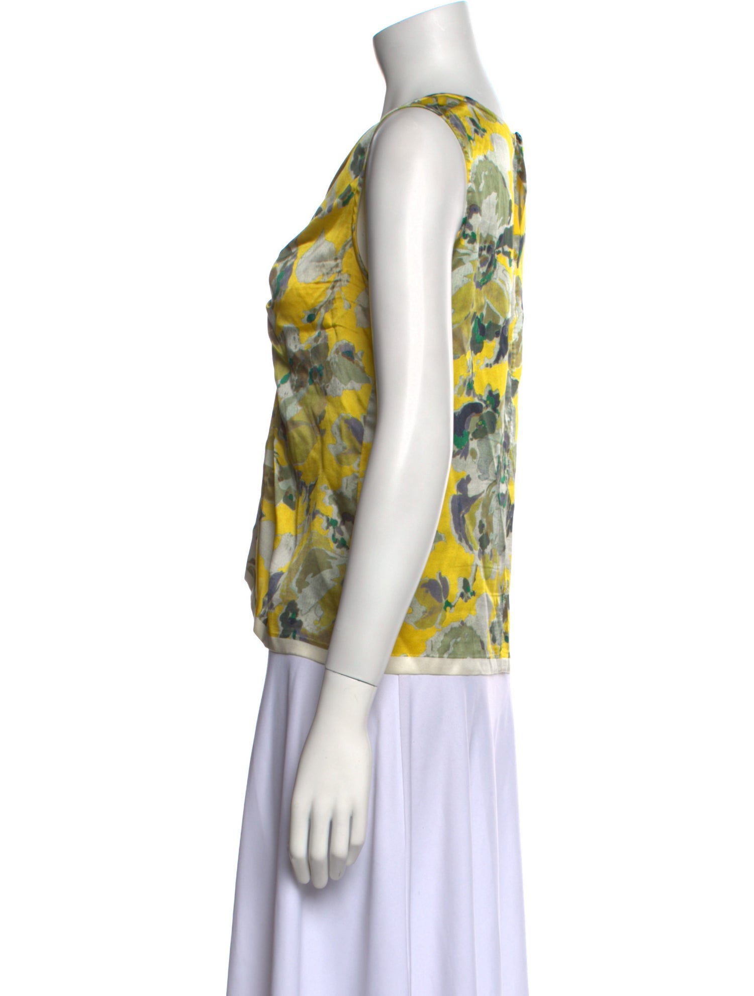 Dries Van Noten Silk Printed Blouse