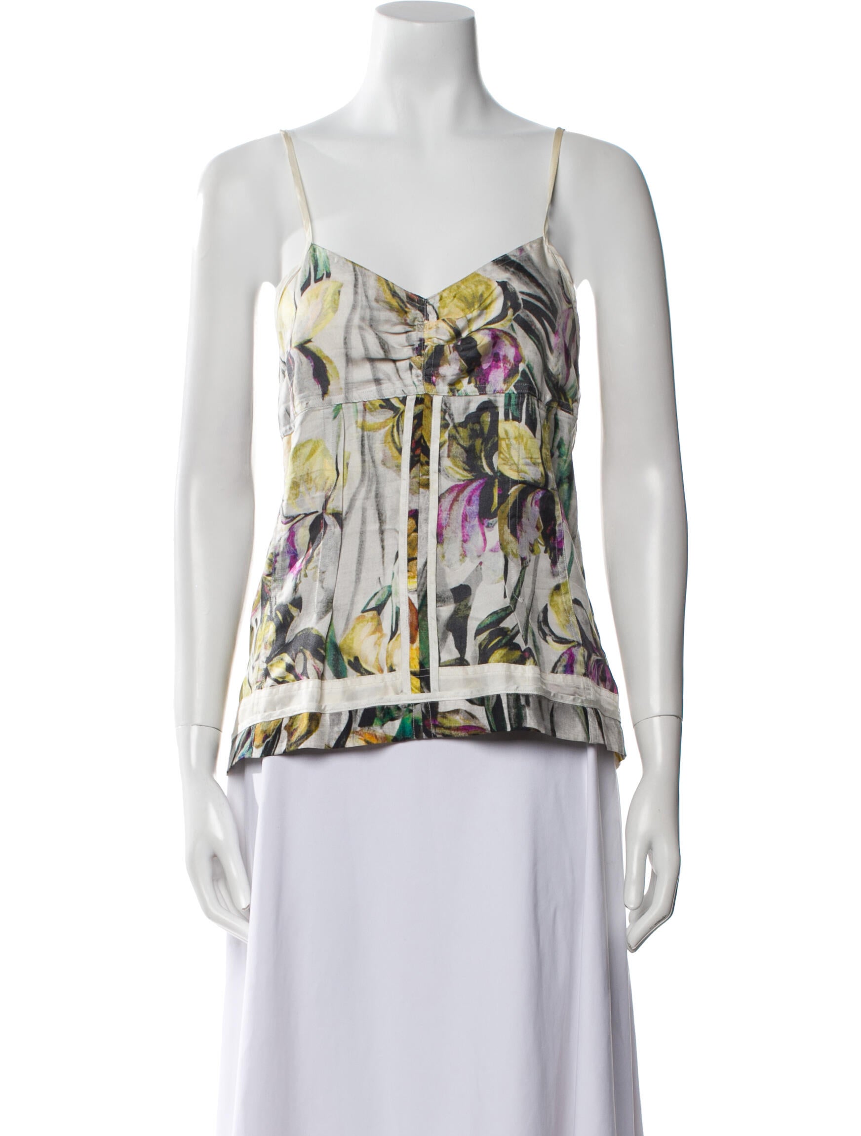 Dries Van Noten Silk Printed Top
