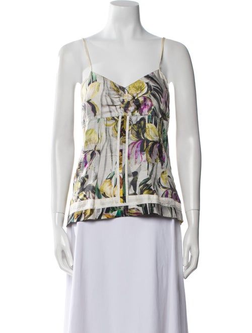 Dries Van Noten Silk Printed Top