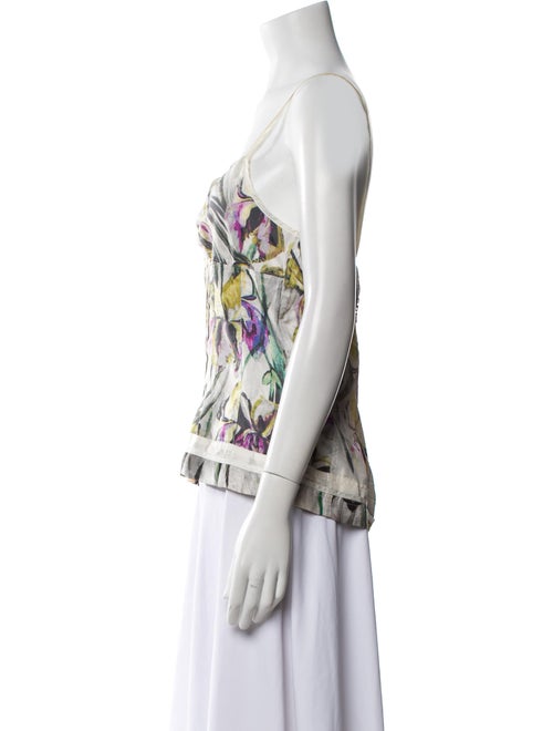 Dries Van Noten Silk Printed Top