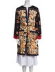 Dries Van Noten Silk Printed Robe