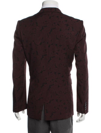 Dries Van Noten Wool Printed Overcoat