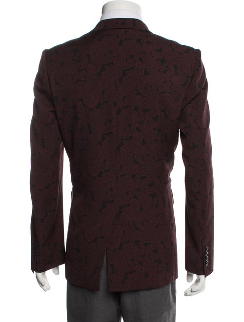 Dries Van Noten Wool Printed Overcoat