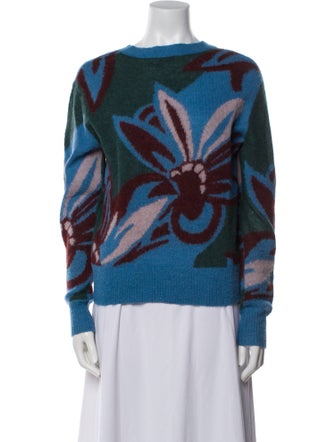 Dries Van Noten Alpaca Printed Sweater