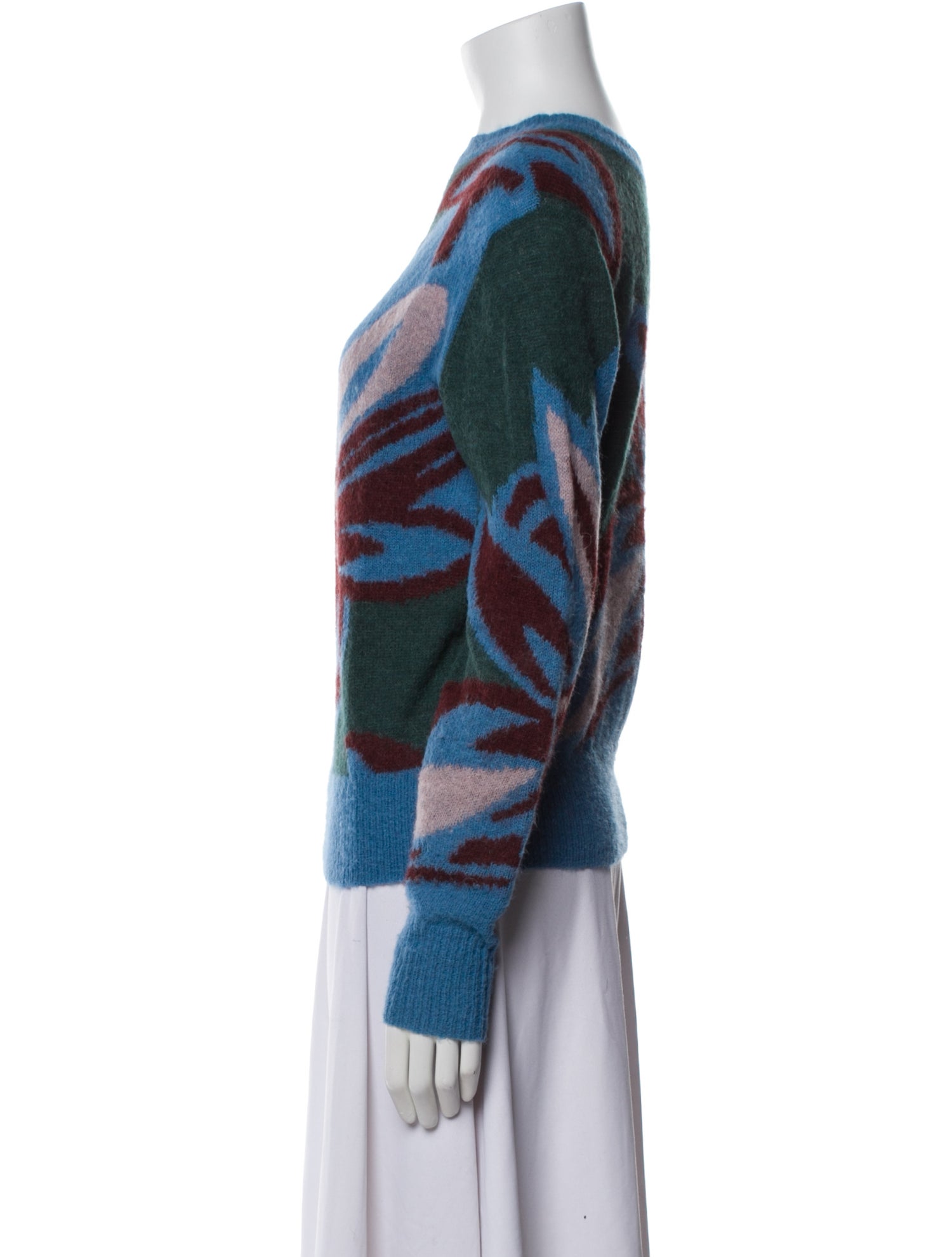 Dries Van Noten Alpaca Printed Sweater