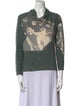 Dries Van Noten Wool Graphic Print Sweater