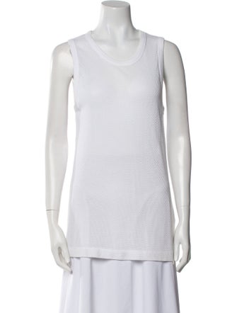 Dries Van Noten Scoop Neck Sleeveless Top