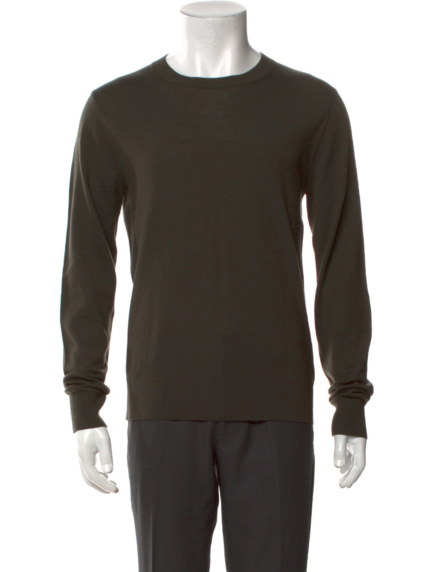 Dries Van Noten Merino Wool Crew Neck Pullover