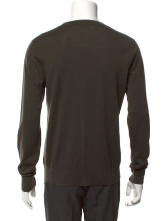 Dries Van Noten Merino Wool Crew Neck Pullover