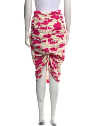 Dries Van Noten Printed Knee-Length Skirt