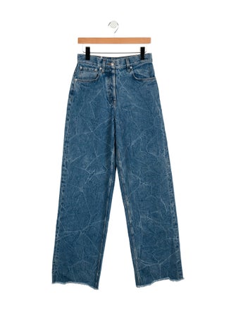 Dries Van Noten High-Rise Wide Leg Jeans