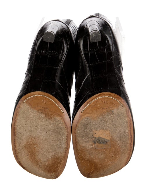 Dries Van Noten Embossed Leather Boots