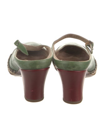 Dries Van Noten Leather Mules