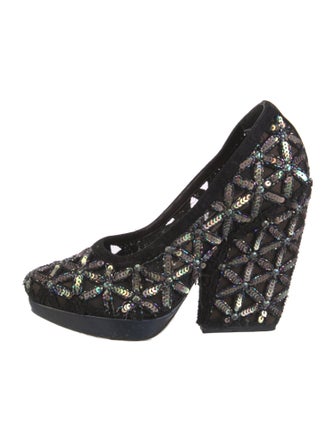 Dries Van Noten Sequins Sequin Embellishments Pumps