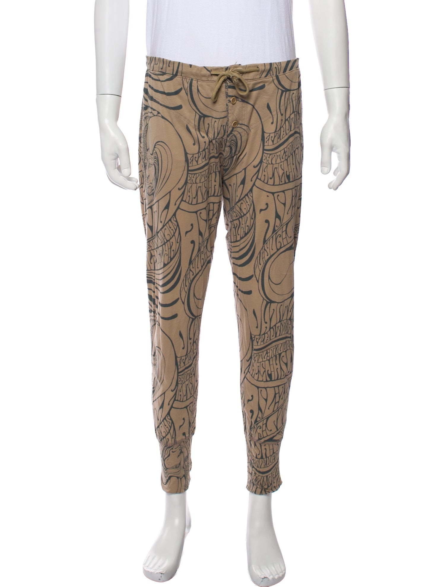 Dries Van Noten Printed Pajama Bottoms