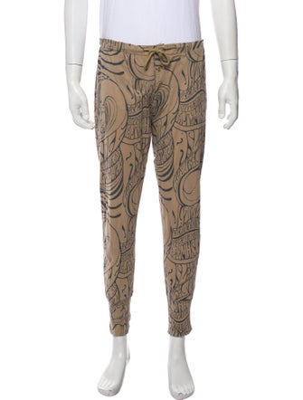 Dries Van Noten Printed Pajama Bottoms
