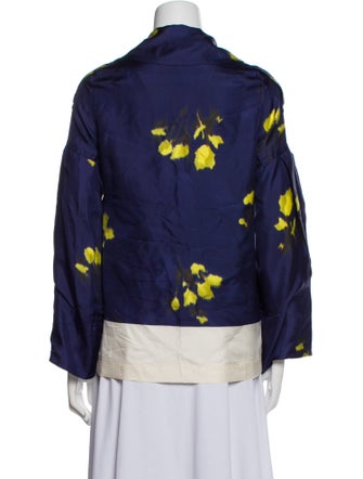 Dries Van Noten Silk Printed Jacket