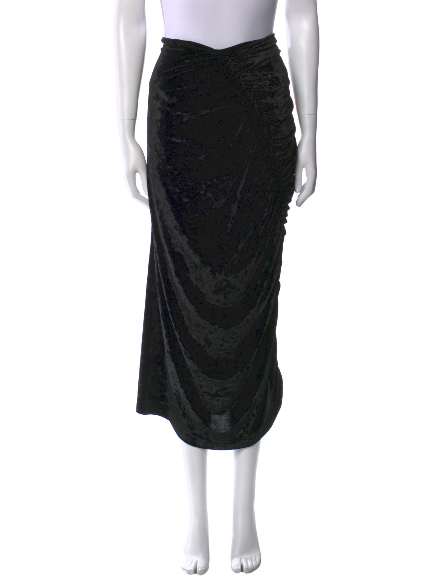 Dries Van Noten Ruffle Embellishment Midi Length Skirt