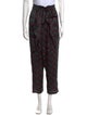 Dries Van Noten Printed Straight Leg Pants