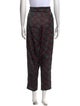 Dries Van Noten Printed Straight Leg Pants