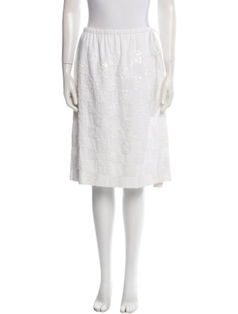 Dries Van Noten Sequin Embellishments Knee-Length Skirt