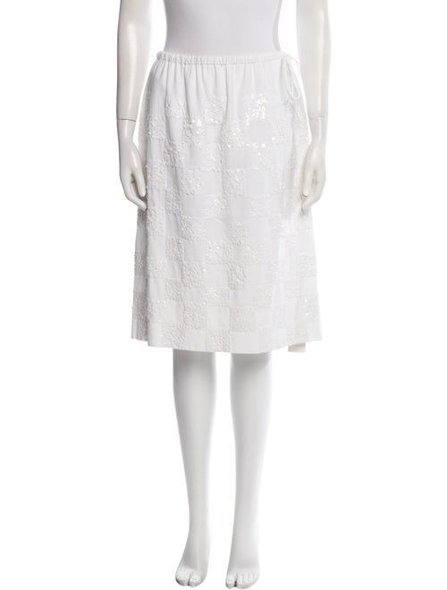 Dries Van Noten Sequin Embellishments Knee-Length Skirt