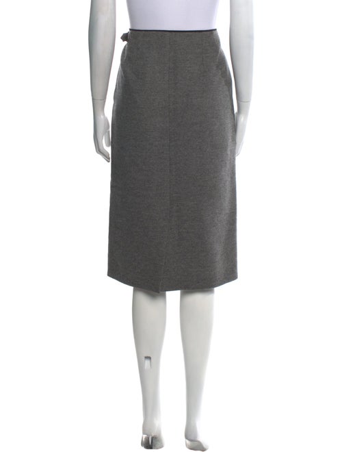 Dries Van Noten Wool Knee-Length Skirt