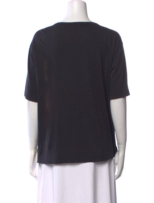 Dries Van Noten Floral Print Bateau Neckline Blouse