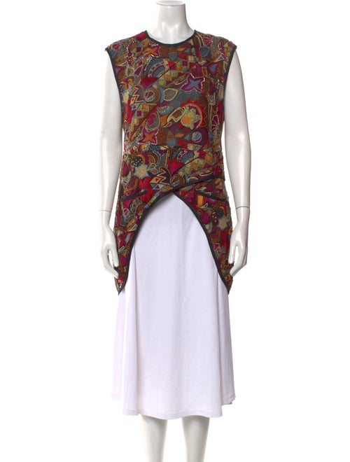 Dries Van Noten Silk Printed Tunic