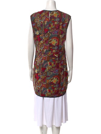 Dries Van Noten Silk Printed Tunic