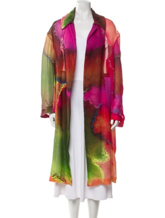 Dries Van Noten 2022 Silk Coat