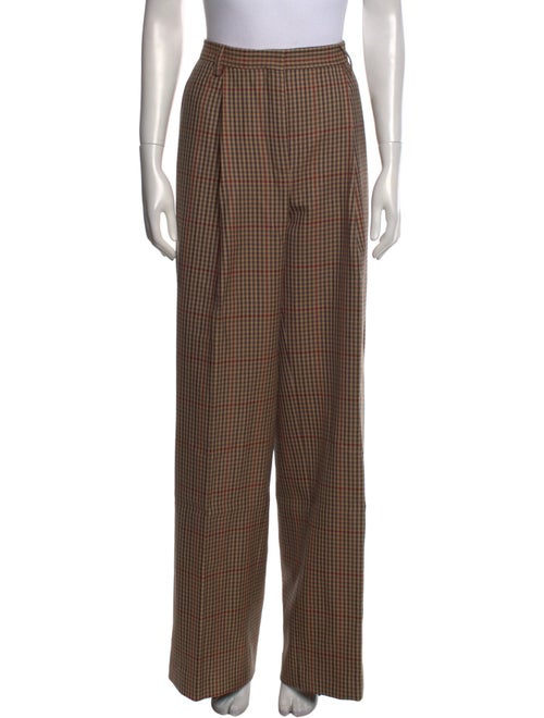 Dries Van Noten Wool Wide Leg Pants