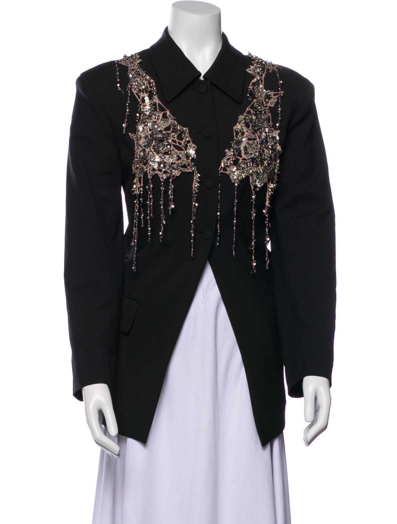 Dries Van Noten Wool Evening Jacket
