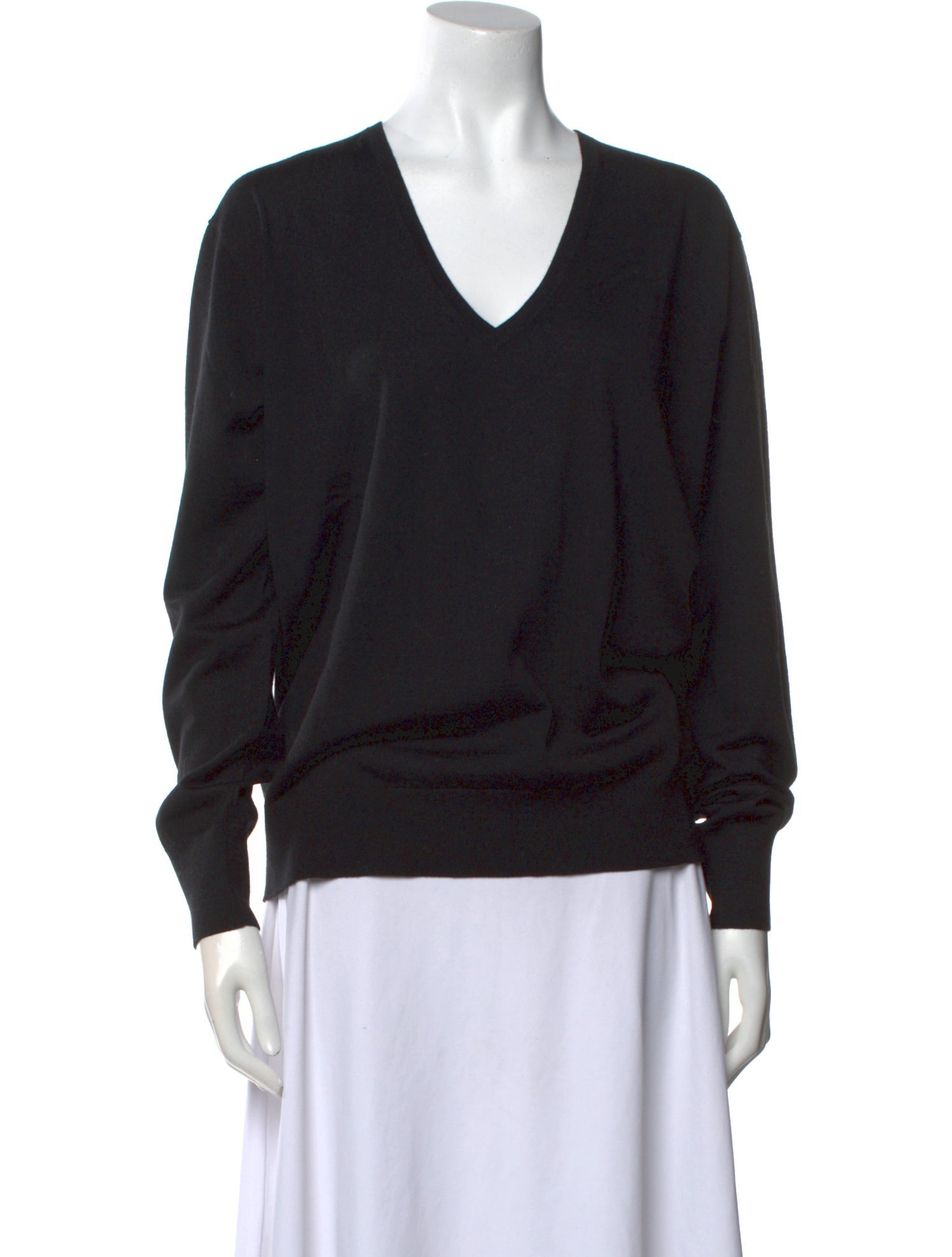 Dries Van Noten Merino Wool V-Neck Sweater