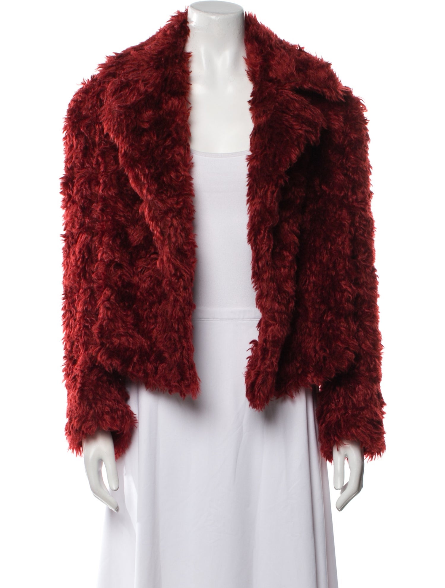 Dries Van Noten Faux Fur Faux Fur Jacket