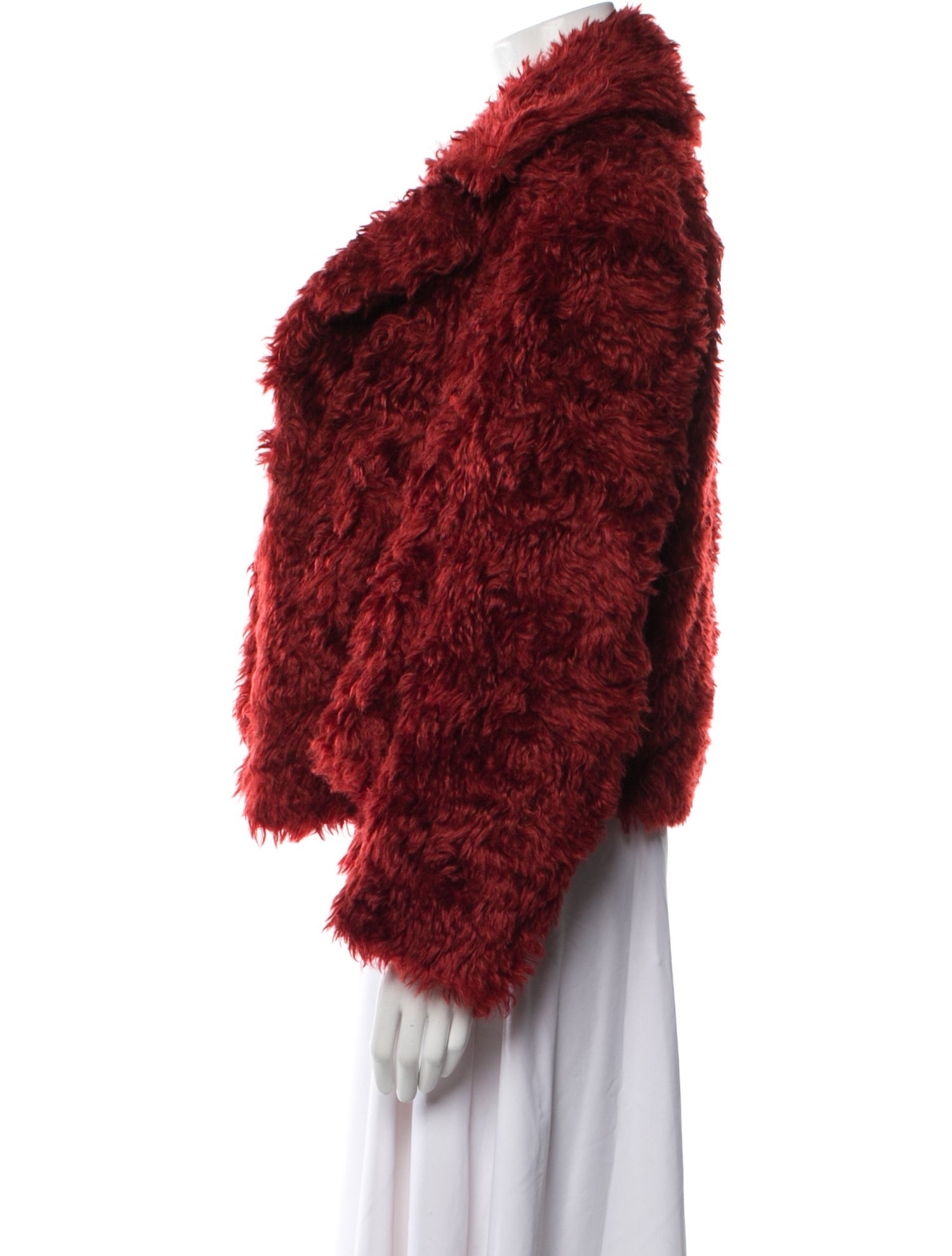 Dries Van Noten Faux Fur Faux Fur Jacket