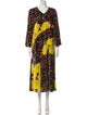 Dries Van Noten Printed Long Dress