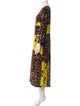 Dries Van Noten Printed Long Dress