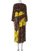 Dries Van Noten Printed Long Dress