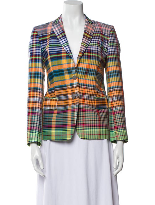 Dries Van Noten Plaid Print Blazer