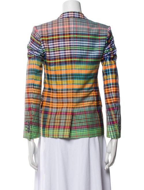 Dries Van Noten Plaid Print Blazer